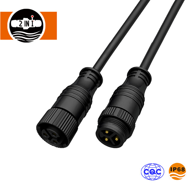 In which industries are waterproof connectors widely used?