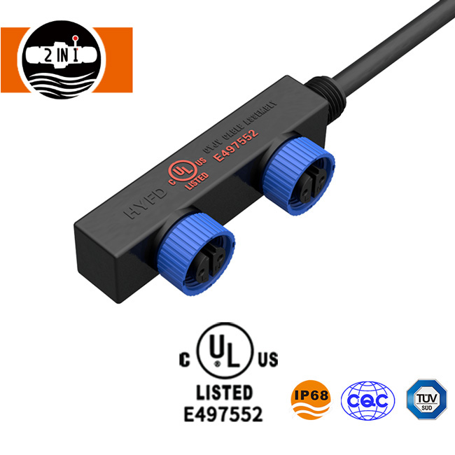 UL F Shape M15 Waterproof Connector